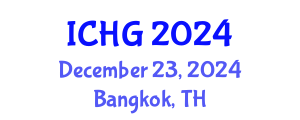 International Conference on Human Genetics (ICHG) December 23, 2024 - Bangkok, Thailand
