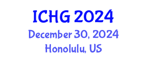 International Conference on Human Genetics (ICHG) December 30, 2024 - Honolulu, United States