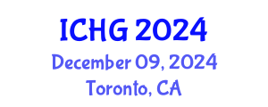 International Conference on Human Genetics (ICHG) December 09, 2024 - Toronto, Canada