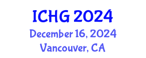 International Conference on Human Genetics (ICHG) December 16, 2024 - Vancouver, Canada