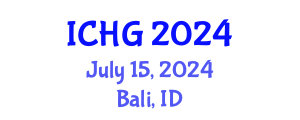 International Conference on Human Genetics (ICHG) July 15, 2024 - Bali, Indonesia