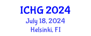 International Conference on Human Genetics (ICHG) July 18, 2024 - Helsinki, Finland