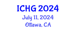 International Conference on Human Genetics (ICHG) July 11, 2024 - Ottawa, Canada