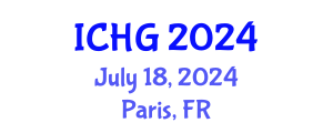 International Conference on Human Genetics (ICHG) July 18, 2024 - Paris, France