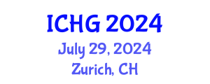 International Conference on Human Genetics (ICHG) July 29, 2024 - Zurich, Switzerland