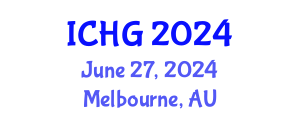 International Conference on Human Genetics (ICHG) June 27, 2024 - Melbourne, Australia