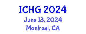 International Conference on Human Genetics (ICHG) June 13, 2024 - Montreal, Canada