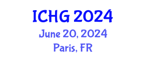 International Conference on Human Genetics (ICHG) June 20, 2024 - Paris, France