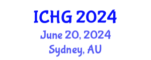 International Conference on Human Genetics (ICHG) June 20, 2024 - Sydney, Australia