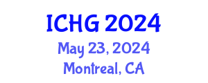 International Conference on Human Genetics (ICHG) May 23, 2024 - Montreal, Canada