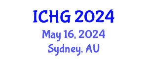 International Conference on Human Genetics (ICHG) May 16, 2024 - Sydney, Australia