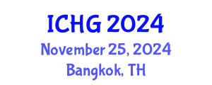 International Conference on Human Genetics (ICHG) November 25, 2024 - Bangkok, Thailand