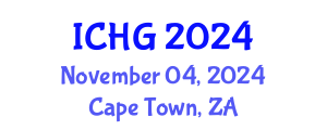 International Conference on Human Genetics (ICHG) November 04, 2024 - Cape Town, South Africa
