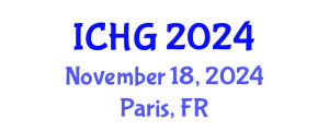 International Conference on Human Genetics (ICHG) November 18, 2024 - Paris, France
