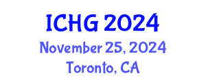International Conference on Human Genetics (ICHG) November 25, 2024 - Toronto, Canada