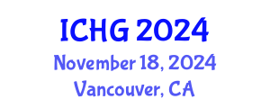 International Conference on Human Genetics (ICHG) November 18, 2024 - Vancouver, Canada