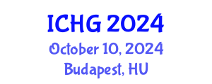 International Conference on Human Genetics (ICHG) October 10, 2024 - Budapest, Hungary