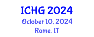 International Conference on Human Genetics (ICHG) October 10, 2024 - Rome, Italy