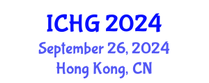 International Conference on Human Genetics (ICHG) September 26, 2024 - Hong Kong, China