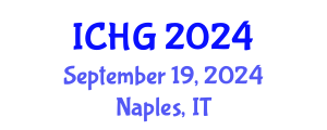 International Conference on Human Genetics (ICHG) September 19, 2024 - Naples, Italy