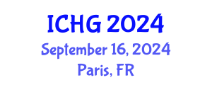 International Conference on Human Genetics (ICHG) September 16, 2024 - Paris, France