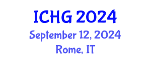 International Conference on Human Genetics (ICHG) September 12, 2024 - Rome, Italy