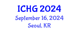 International Conference on Human Genetics (ICHG) September 16, 2024 - Seoul, Republic of Korea