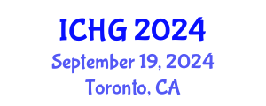 International Conference on Human Genetics (ICHG) September 19, 2024 - Toronto, Canada