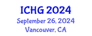 International Conference on Human Genetics (ICHG) September 26, 2024 - Vancouver, Canada