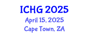International Conference on Human Genetics (ICHG) April 15, 2025 - Cape Town, South Africa