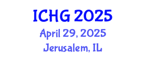 International Conference on Human Genetics (ICHG) April 29, 2025 - Jerusalem, Israel