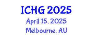 International Conference on Human Genetics (ICHG) April 15, 2025 - Melbourne, Australia