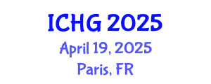 International Conference on Human Genetics (ICHG) April 19, 2025 - Paris, France