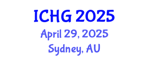 International Conference on Human Genetics (ICHG) April 29, 2025 - Sydney, Australia