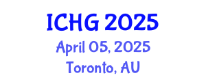 International Conference on Human Genetics (ICHG) April 05, 2025 - Toronto, Australia