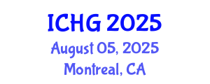 International Conference on Human Genetics (ICHG) August 05, 2025 - Montreal, Canada
