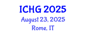 International Conference on Human Genetics (ICHG) August 23, 2025 - Rome, Italy