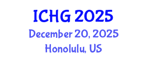 International Conference on Human Genetics (ICHG) December 20, 2025 - Honolulu, United States