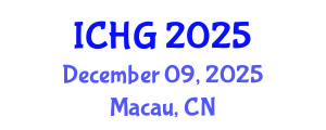 International Conference on Human Genetics (ICHG) December 09, 2025 - Macau, China