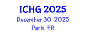 International Conference on Human Genetics (ICHG) December 30, 2025 - Paris, France