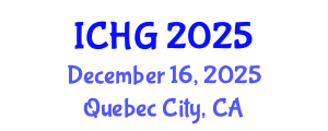 International Conference on Human Genetics (ICHG) December 16, 2025 - Quebec City, Canada