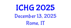 International Conference on Human Genetics (ICHG) December 13, 2025 - Rome, Italy