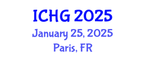 International Conference on Human Genetics (ICHG) January 25, 2025 - Paris, France