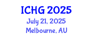 International Conference on Human Genetics (ICHG) July 21, 2025 - Melbourne, Australia