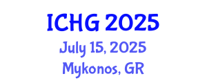 International Conference on Human Genetics (ICHG) July 15, 2025 - Mykonos, Greece