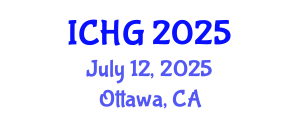 International Conference on Human Genetics (ICHG) July 12, 2025 - Ottawa, Canada