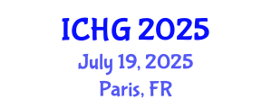 International Conference on Human Genetics (ICHG) July 19, 2025 - Paris, France