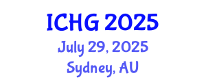 International Conference on Human Genetics (ICHG) July 29, 2025 - Sydney, Australia