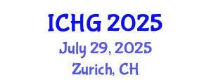 International Conference on Human Genetics (ICHG) July 29, 2025 - Zurich, Switzerland