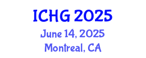 International Conference on Human Genetics (ICHG) June 14, 2025 - Montreal, Canada